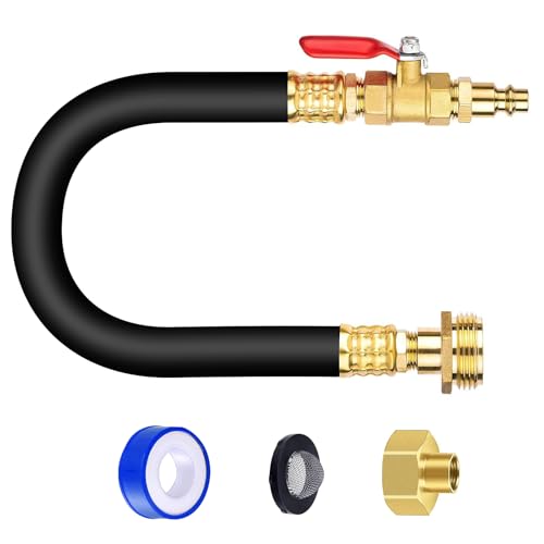 SOMDARHK RV Winterizing Blowout Adapter Kit with Valve for Sprinkler Camper