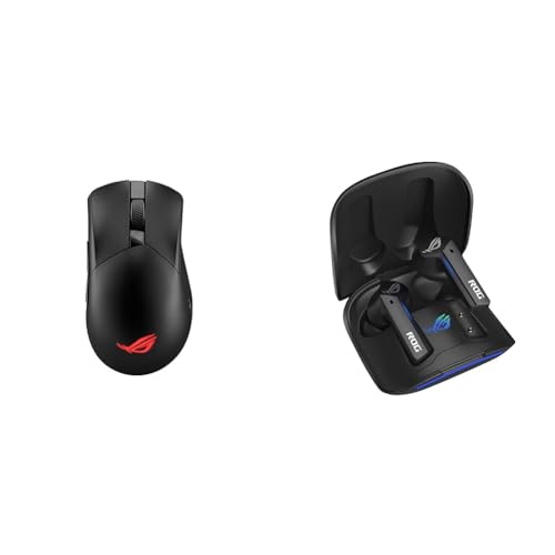 Image of ASUS ROG Gladius III Wireless Gaming Mouse and ROG Cetra Gaming Earbuds Bundle