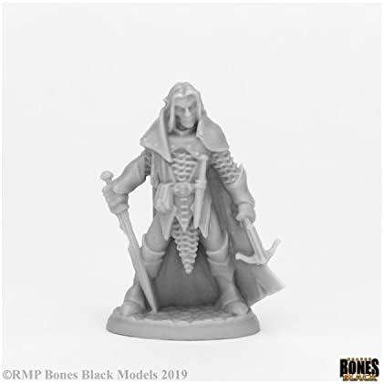 Bones Black: Dark Elf Male Warrior image 2