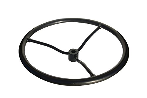 AJP Distributors Universal Replacement 350mm Deep Dish Suede Wrapped Red Stiching Steering Wheel Black With Type R Horn Button