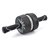 Rueda de músculos Abdominales: Rueda de Potencia para el Entrenamiento básico definitivo Que Trabaja simultáneamente con los músculos de Todo el Cuerpo.