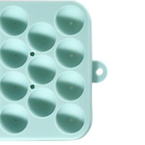 Bandeja flexible de silicona para 25 cubos de hielo miniatura 7