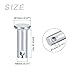 METALLIXITY Clevis Pins (8mmx20mm) 20Pcs, Single Hole Flat Head Carbon Steel Fastener Pin - for Metal Devices, Furniture Installation, Industrial, DIY