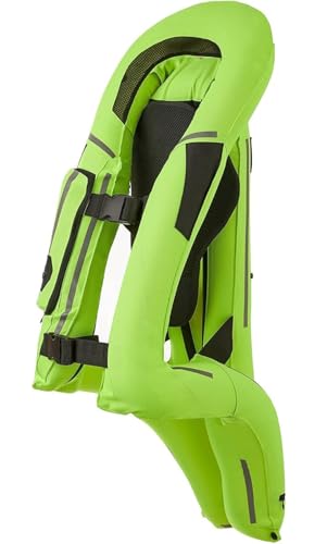 ZYREHAW Chaleco Airbag Profesional Para Motocicleta, Chaleco Airbag Con Tira Reflectante Para Motocross, Chaleco Airbag Moto Chaleco Hinchable Ligero Protege Espalda, Cintura, Vértebras Cola B,XXL