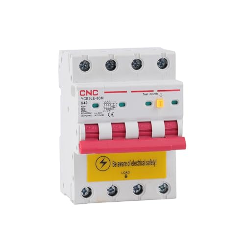 Interruptor diferencial RCBO 4P 20A con proteccion contra sobrecorriente 5