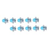 CIYODO 15 pezzi Temperini Forma di Aereo in Plastica Portatili Temperamatite Manuali per Scuola Leggeri e Facili da Usare per Studenti Colore Casuale Colore Casuale