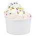 Stockroom Plus Ice Cream Cups - 8 Oz, White, 200-Pack, Classic - Disposable Snack Cups for Ice Cream Sundae Bar Supplies - Disposable Dessert Bowls