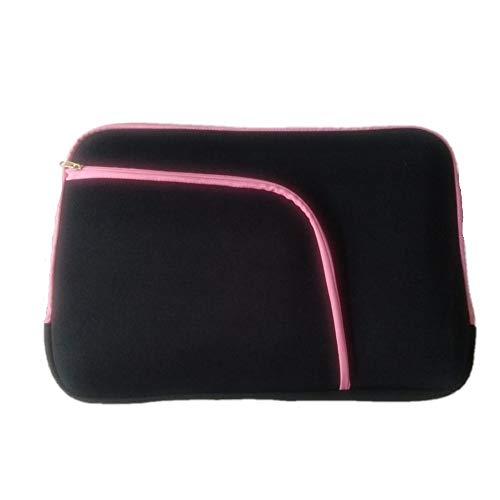 Capa de Notebook 15,6 Polegadas Preta Com Bolso (Preta Ziper Preto)