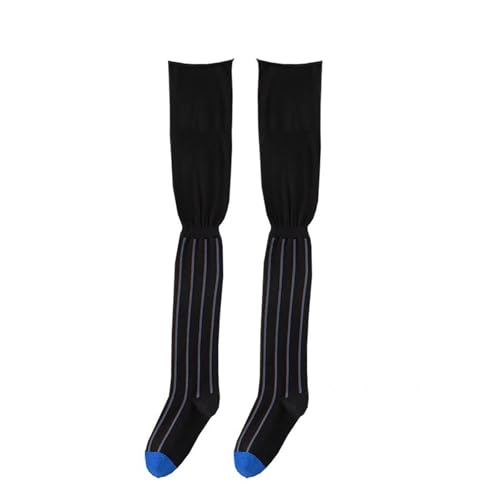 Women Over Knee Boot Socks Slouch Top Knit Long Socks Fashion Thigh High Stockings Retro Vintage4