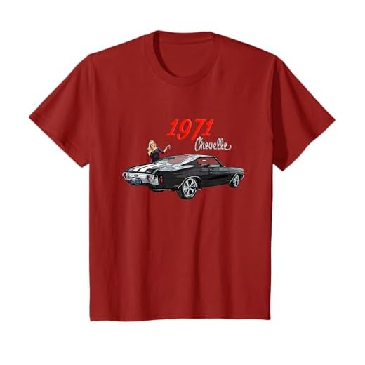 VINTAGE MUSCLE CARS, CLASSIC CARS, 1977 CHEVELLE. 1970年代 Tシャツ