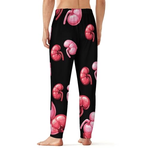 Two Kidney Men's Pajama Pants Lounge Pant Sleepwear PJ Bottoms2