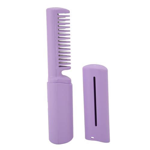 Mini cepillo alisador portátil ergonómico violeta miniatura 1