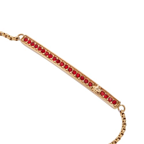 Image of Alex and Ani Pave Bolo Birthstone Bracelet - Stainless Steel Gold /Silver, Perfect for Stacking, Adjustable Birthstone Bracelet for Women, Ideal Gift Jewelry