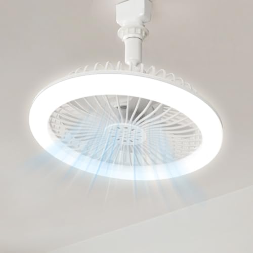 C-J-W シーリングファンライト 小型 led リモコン付き ファン付き照明 扇風機付き照明 ファン付きシーリングライト 12W 100W相当 省エネ 4段階調光 3段階調色 3段階風量調整可 電球色 昼白色 昼光色 1450lm ブラシレスDCモーター