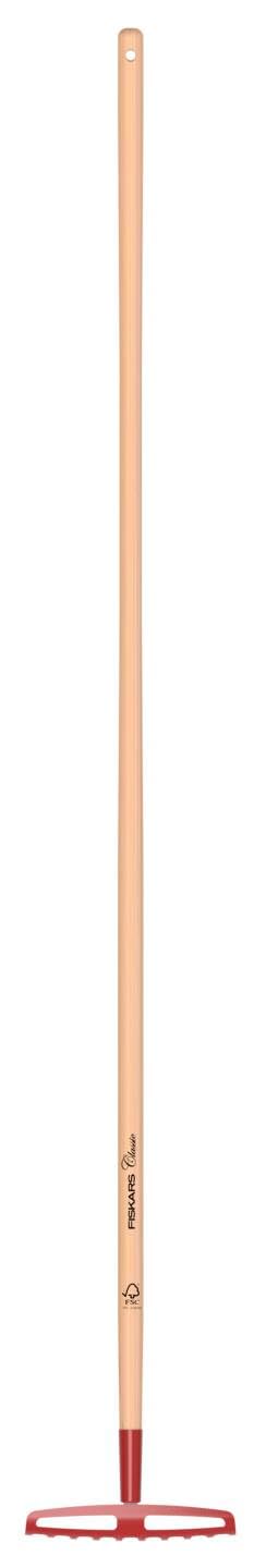 Fiskars Rastrillo con 14 púas, Classic, Longitud: 170 cm, Anchura: 23 cm