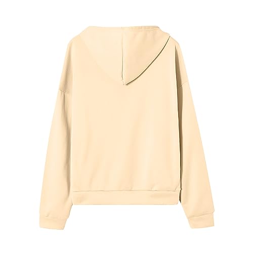 Zip Up Hoodie Women Casual Oversized Sweatshirts - Fall Fashion Fleece Lined Jacket - Thick Warm Coat Winter Clothing