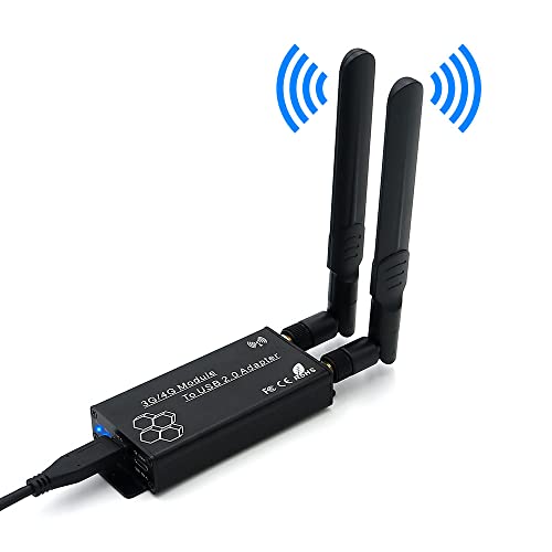Adaptador Mini PCI-E a USB 2.0 tipo C con ranura SIM HLT para módulo WWAN 6