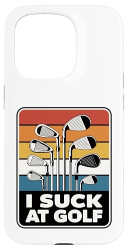 I Suck At Golf Joke ʔSt s Ȓj St X}zP[X iPhone 15 Pro p