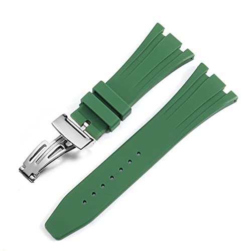 Bracelet silicone 27mm ajustement parfait pour AP Royal Oak 15202