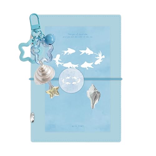 Classeur M5 transparent à 5 anneaux pour carnet de notes et planning