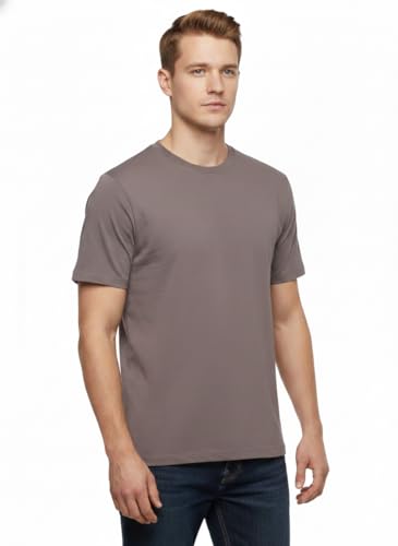 Image of Men's T-Shirts Ringspun Cotton Crew Neck Tee Shirts|Casual Wear T Shirt | Pre Shrunk with Panel Wash