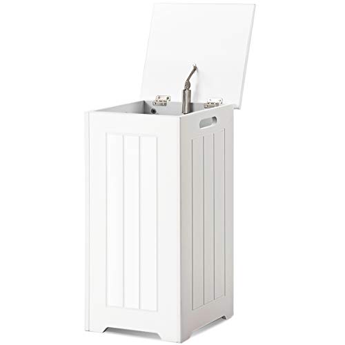 Panier à linge compact pour petits espaces et salles de bain étroites