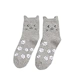 Sneaker Socken Damen Herren Unisex Baumwolle Ski Dame Atmungaktive Tennissocken Sportsocken Halbsocken Socks Originelle Katzensocken für Tierfreunde mit 3D-Tierdruck Freizeit Urlaub zu Hause