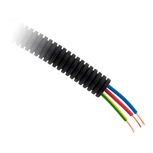 Zenitech - Gaine précâblée ICTA Ø16mm 25m - Gris ou Noir