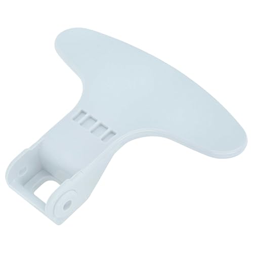 vhbw Tirador de puerta compatible con Beko 7 MEDIUM 7100000128, 7100000131 lavadora plástico blanco