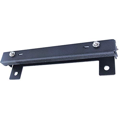 Yzona Universal Flip-Up Front License Plate Frame For 10" Hawse Fairlead Mount Compatible With Jeep Ford Dodge Chevy Gmc Nissan Toyota Ram Pickup Truck & Off-Road Car, Bumper Winch Bracket Holder #TOP5