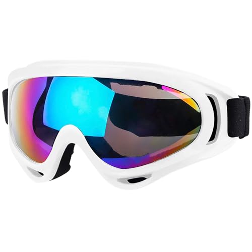 MaoMaoCha Ski Goggles White