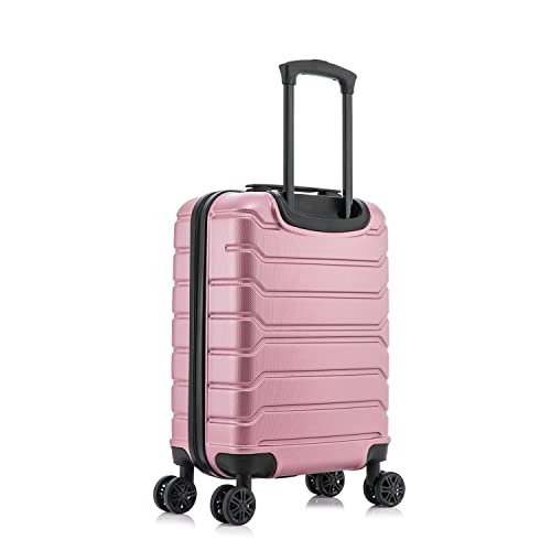 Image of InUSA TREND 20-Inch Carry-On Hardside Spinner Luggage Lightweight Rose Gold