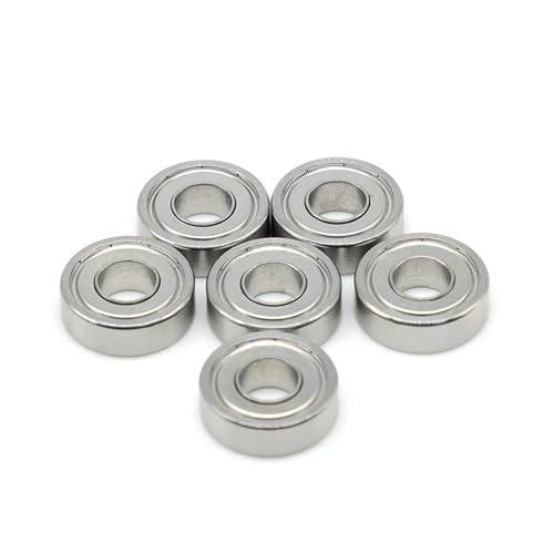 Rodamiento 697ZZ de bolas en acero cromado de 7x17x5 mm para motores
