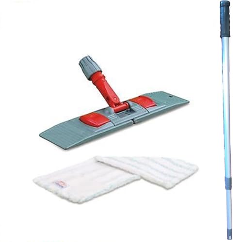 maxxi4you Wischmopp Set Premium mit Teleskopstiel 50 cm inkl. 1 x Wischmopp Mikrofaser