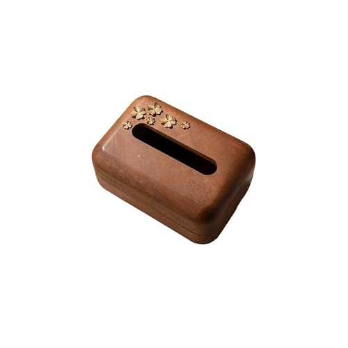 GTHTUHFD Tissue Paper Box Solid Wood Tissue Box Living Room Coffee Table Dining Table Surface Tissue Box, Household Tissue Box Restaurant Napkin Box Bulk Tissues Boxes,B