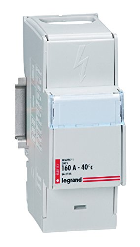Legrand 004883 Répartiteur Modulaire Associable Unipolaire, 13 Connexions Maximum par Barreau, 160A, 2 Modules, Gris Clair