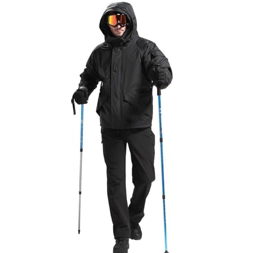 FREE SOLDIER Herren Winter wasserdichte Skihose Jagd Outdoor Hose Winddichte Thermohose Winterhose Softshellhose zum Klettern und Wandern
