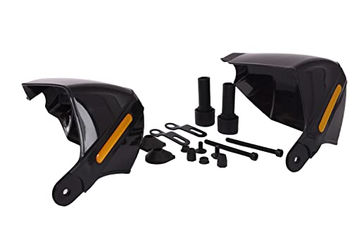 Paire de protège-Mains de Moto 22 mm 7/8' Noir