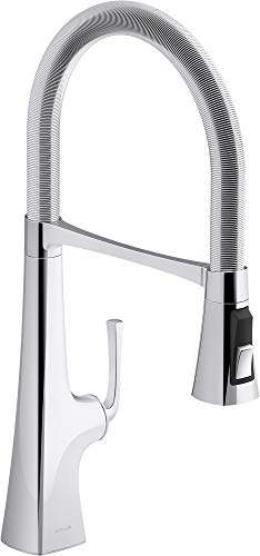 kohler sensate faucet - KOHLER K-22061-CP Graze Kitchen Faucet, Polished Chrome