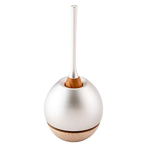 お仏壇のはせがわ おりん 仏具 モダン コンパクト ペット リンセット 手元供養 リン チェリン ウッド リン棒付 銀色