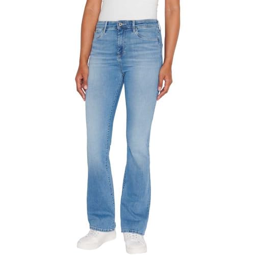Pepe Jeans Skinny Fit Flare Uhw, Jeans Donna, Blu...