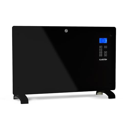 Klarstein Elektroheizkörper, Konvektor mit Rollen, tragbar, energiesparend, leiser Standheizkörper mit Thermostat und App-Steuerung, 2000 W