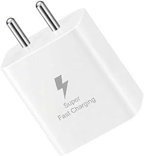 25W Fast Charger Adapter Type-C Compatible with Samsung Galaxy S26, S25, S24, S23, S22, S21(Ultra/Fe), M35, M36, M16, M06, M05, M56, A55 5G, A35 5G, A15, F15, F14(Z/S/A/M/F) Series.