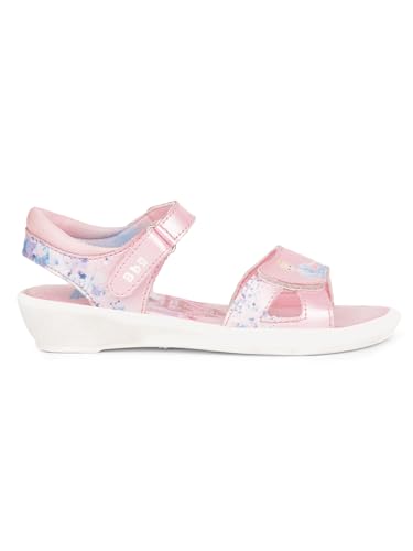 Image of Bubblegummers Girls Velcro Strap Sporty Sandal - Pink
