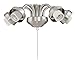 Craftmade F525-BN-LED Universal Fan 5-Light Fitter, LED 45 Total Watts, Brushed Satin Nickel