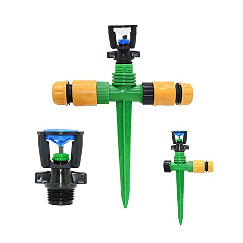 Buse d'arrosage rotative 360° avec filetage mâle pour jardin