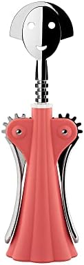 Alessi Anna G. AM01 P - Design Corkscrew, in Thermoplastic Resin and Chrome-Plated Zamak, Pink image 3