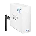 Waterdrop X12-Alkaline Mineral pH+ Tankless Reverse Osmosis System, NSF/ANSI 42&58&372 Certified, 1200 GPD RO Water Filter System, 11-Stage Filtration, 3:1 Pure to Drain, UnderSink, Black Faucet
