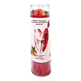 HOLY Death Love-Palm Wax Spiritual Intention Spell Candle-[RED] | Vela CASA ESOTERICA PERFUMADA- (Santa Muerte Amor)