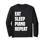Photo Gallery eat sleep piano repeat maglia a manica Photo Gallery eat sleep piano repeat maglia a manica